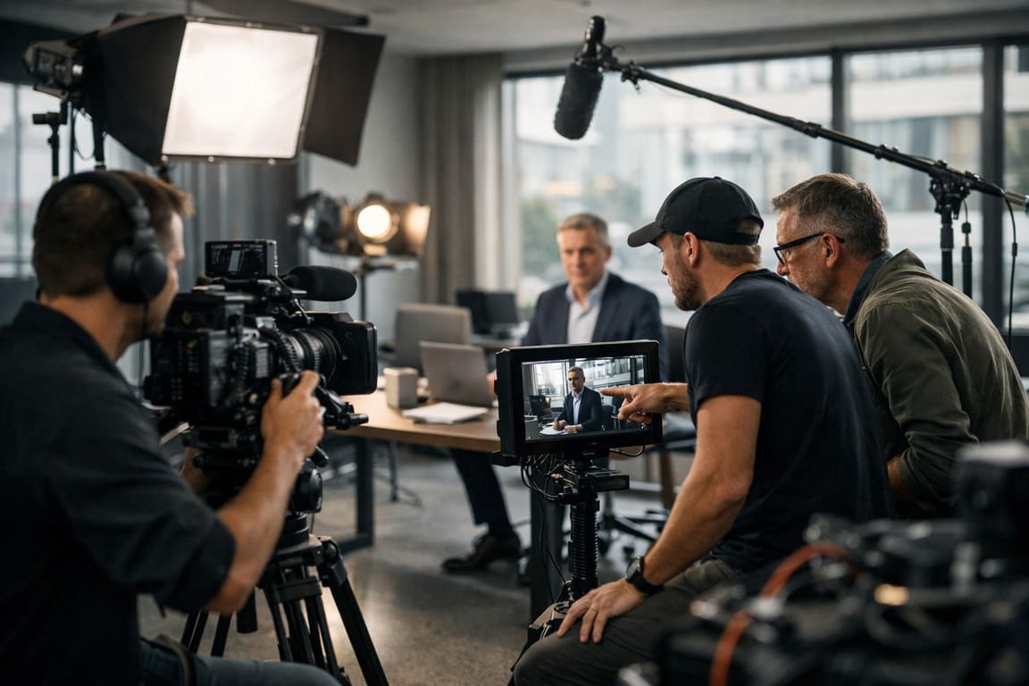 P Studio Piotr Łęcki - Jak robimy profesjonalne filmy reklamowe, które działają i wyróżniają firmy na tle konkurencji